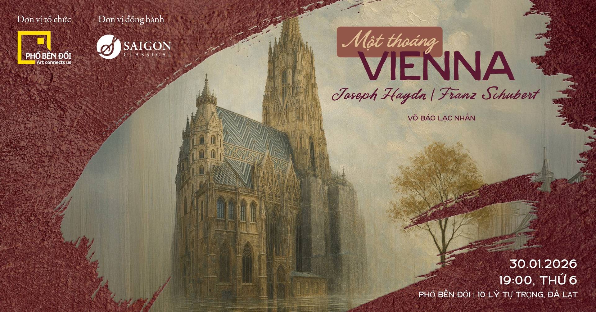 [ดาลัต] Piano Recital: A Glimpse of Vienna - Vo Bao Lac Nhan (19:00 น. วันศุกร์ที่ 30 มกราคม 2026)
