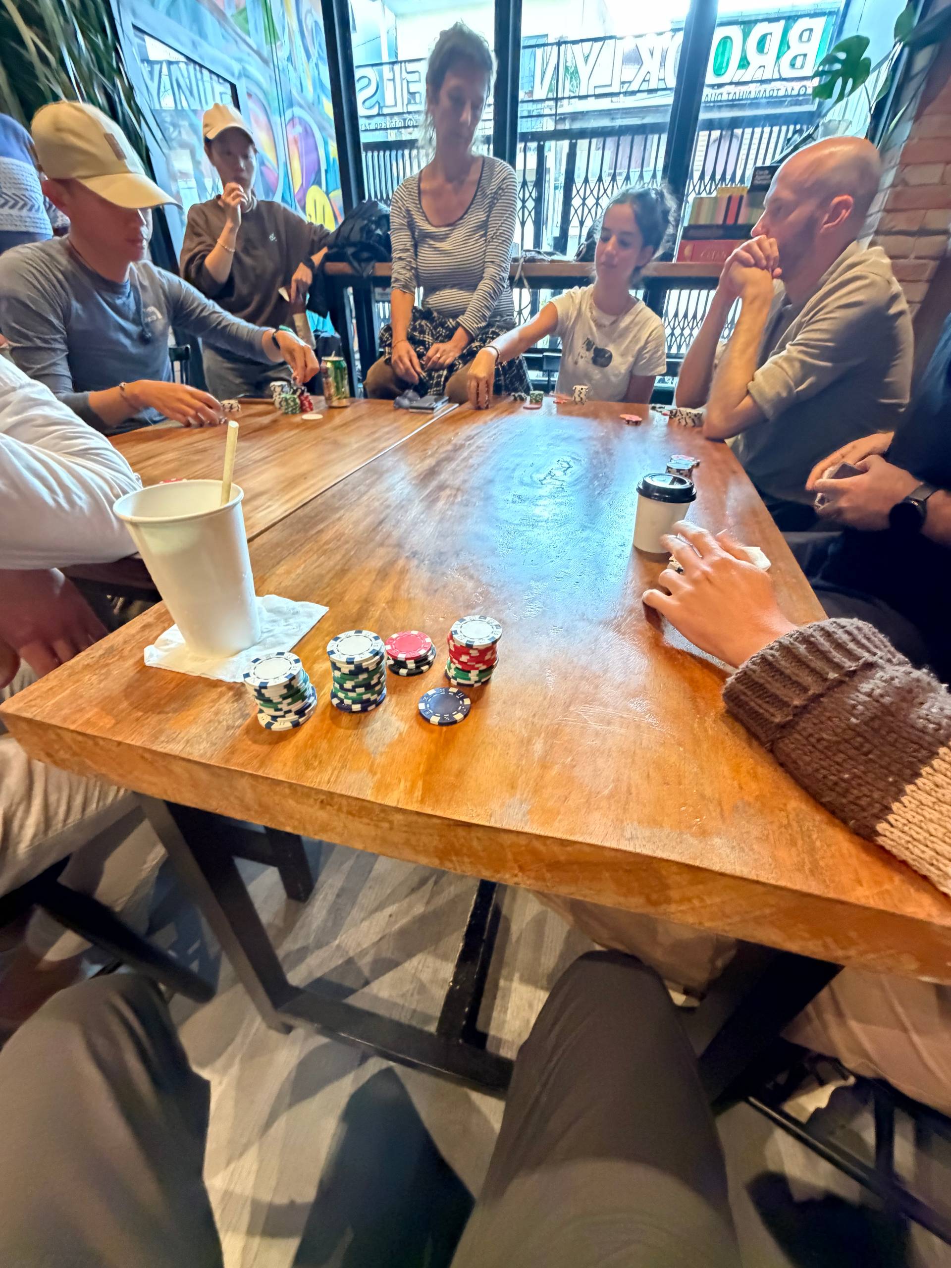 Poker at Brooklyn Bagles ♥️♠️♦️🍀