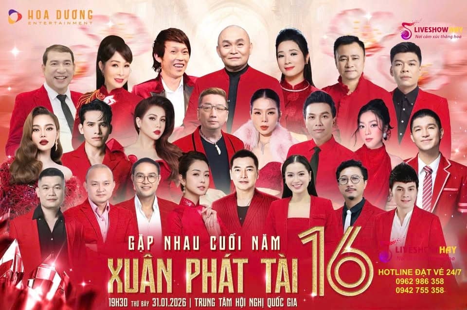 BÁN VÉ XUÂN PHÁT TÀI 16 – VÉ ĐẸP TỪ BAN TỔ CHỨC – GALA GẶP NHAU CUỐI NĂM