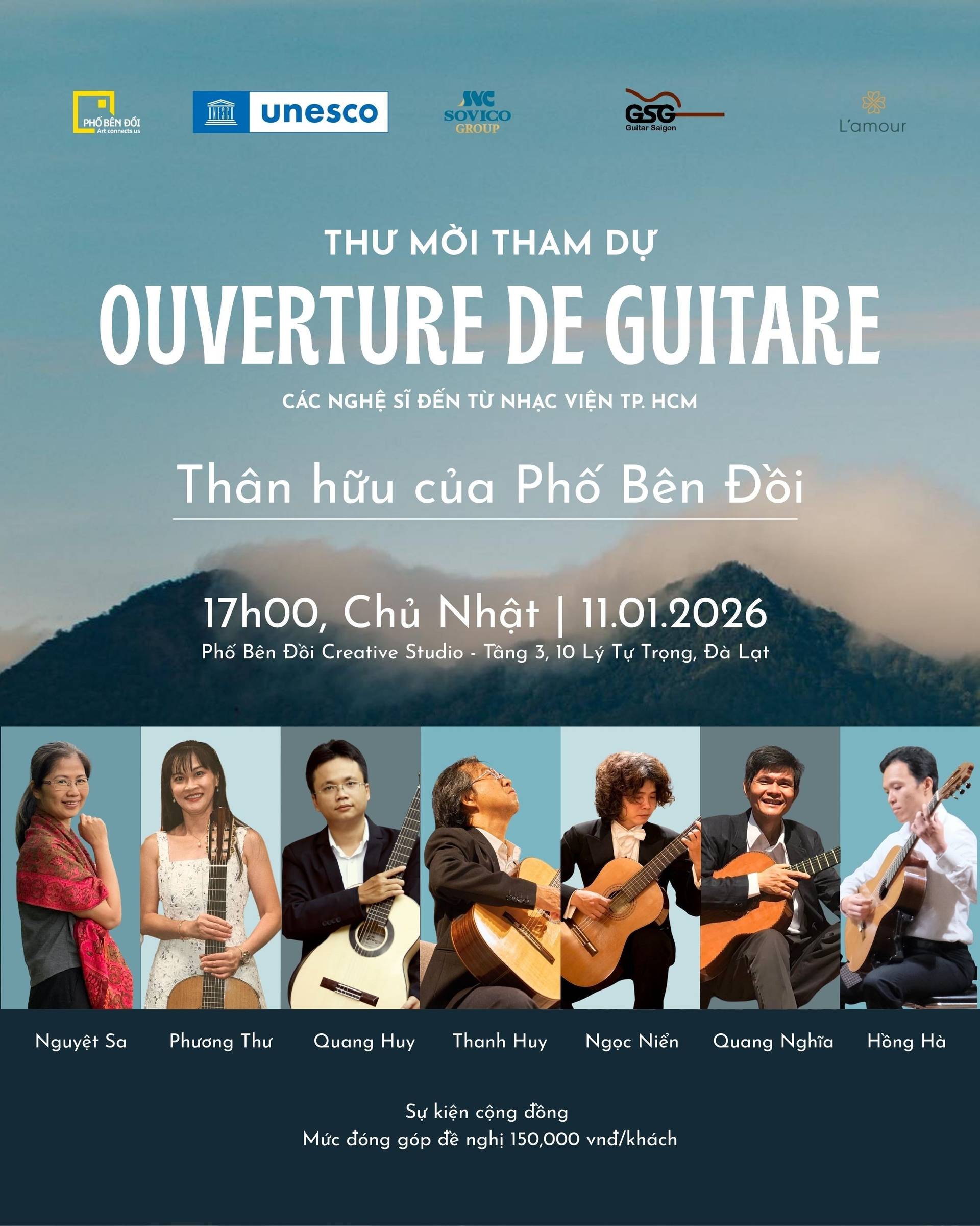Ouverture de Guitare – Hòa nhạc Guitar Cổ điển