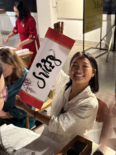 Vietnamese Calligraphy Workshop 🪶🎨㊗️