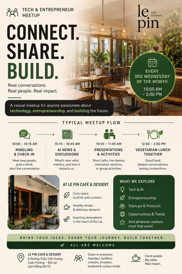 🤖 Da Lat Tech & Entrepreneurship Meetup
